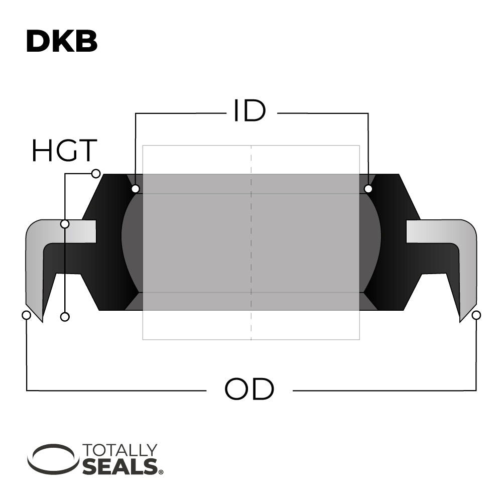 50mm x 60mm x 7/10mm - DKB Dust / Wiper Seal - Totally Seals®