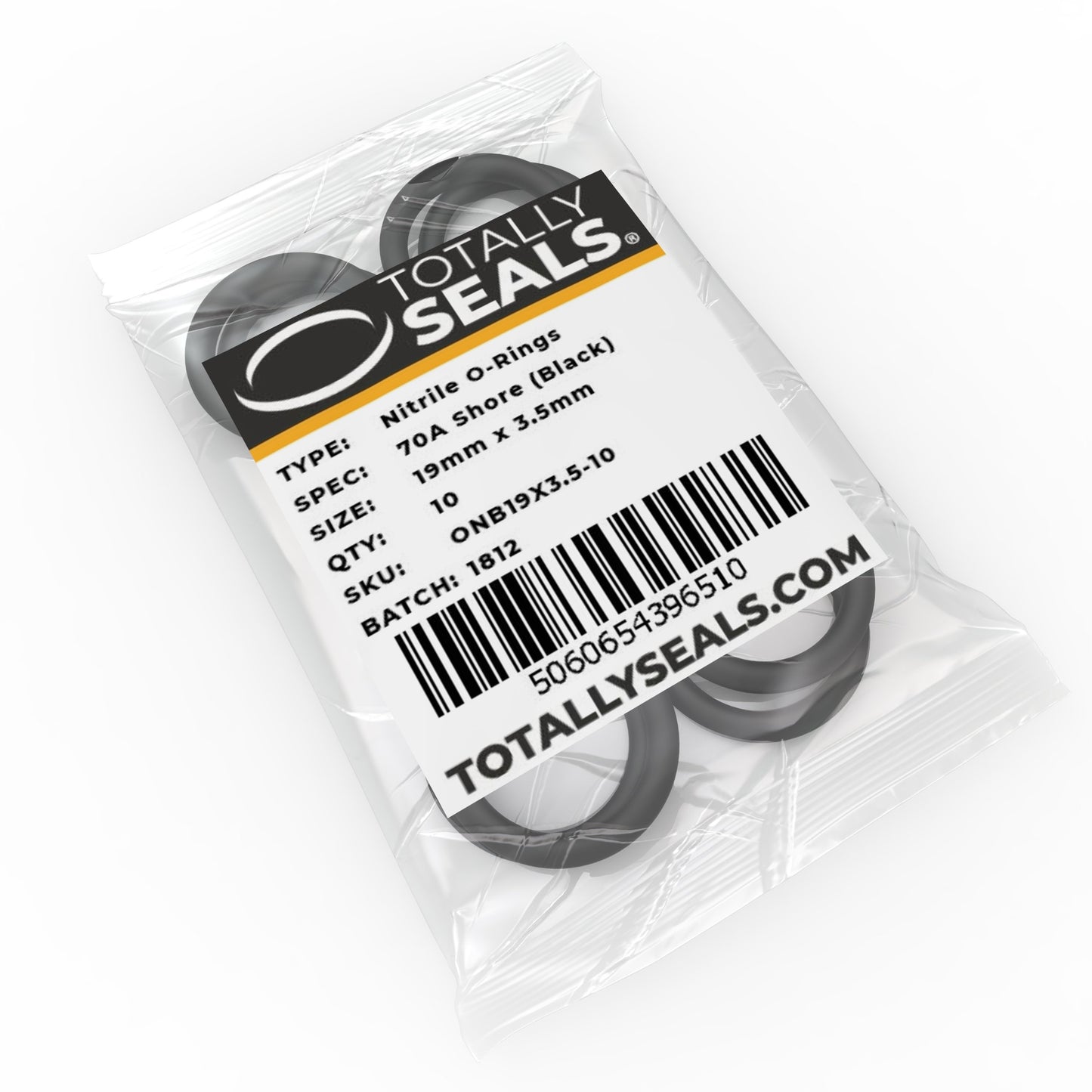 19mm x 3.5mm (26mm OD) Nitrile O-Rings - Totally Seals®