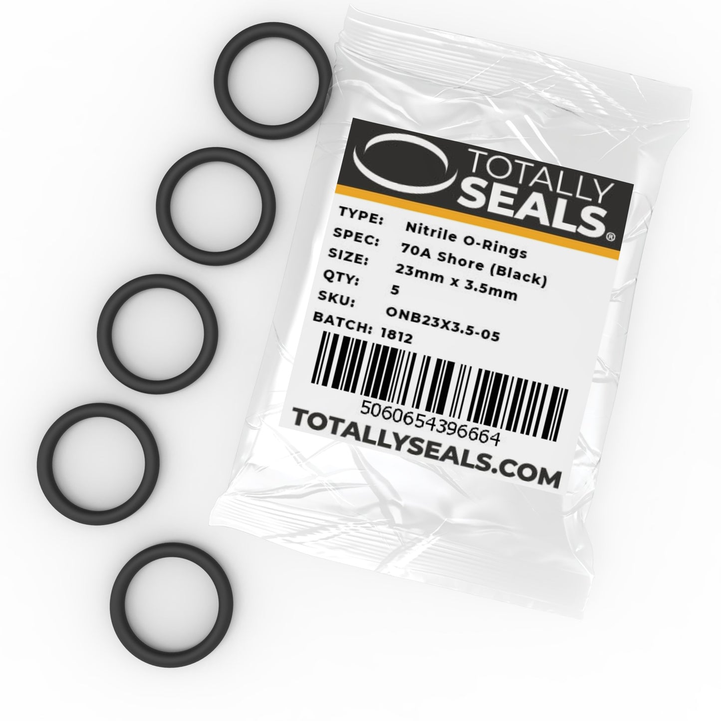 23mm x 3.5mm (30mm OD) Nitrile O-Rings - Totally Seals®