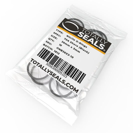 36mm x 3mm (42mm OD) Nitrile O-Rings - Totally Seals®