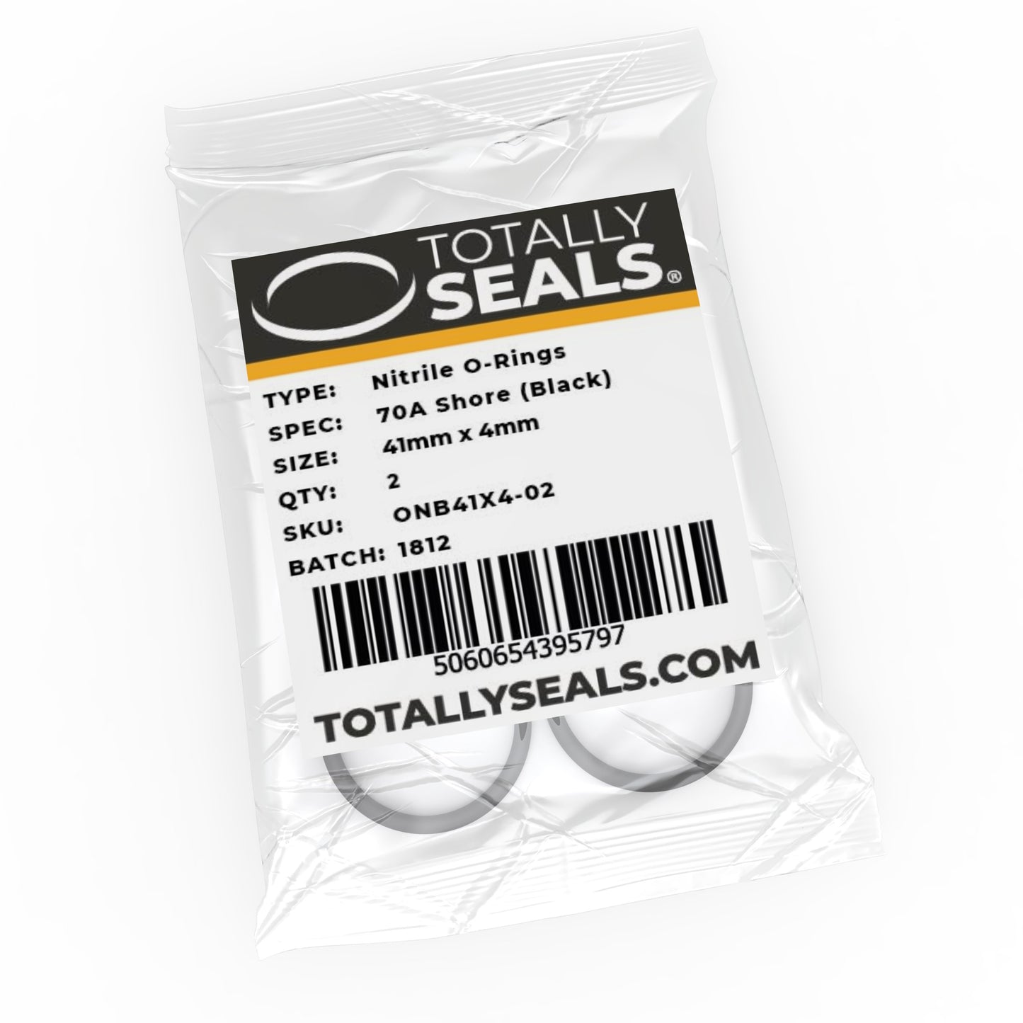 41mm x 4mm (49mm OD) Nitrile O-Rings - Totally Seals®