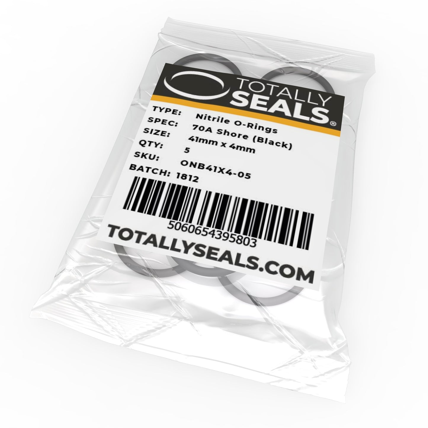 41mm x 4mm (49mm OD) Nitrile O-Rings - Totally Seals®
