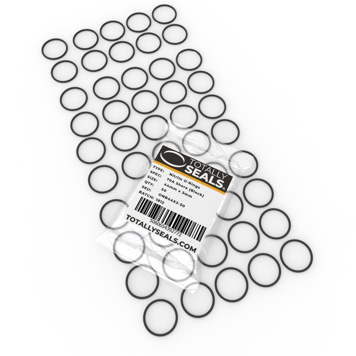 44mm x 3mm (50mm OD) Nitrile O-Rings - Totally Seals®
