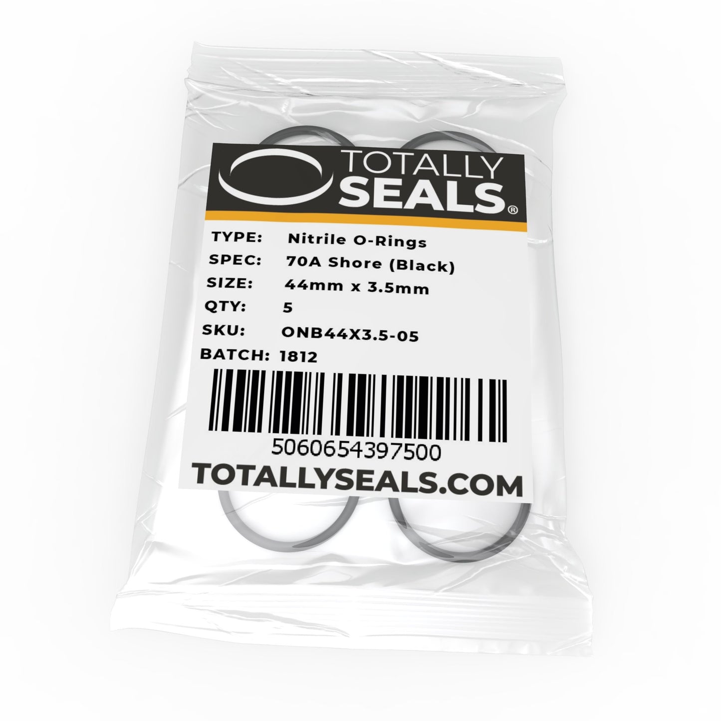 44mm x 3.5mm (51mm OD) Nitrile O-Rings - Totally Seals®