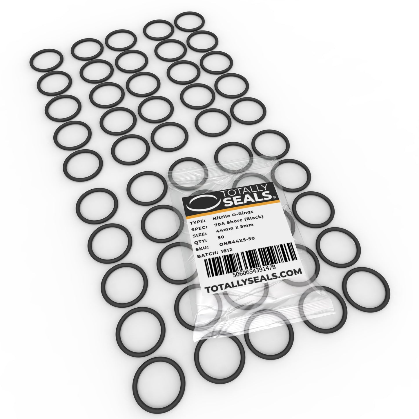 44mm x 5mm (54mm OD) Nitrile O-Rings - Totally Seals®