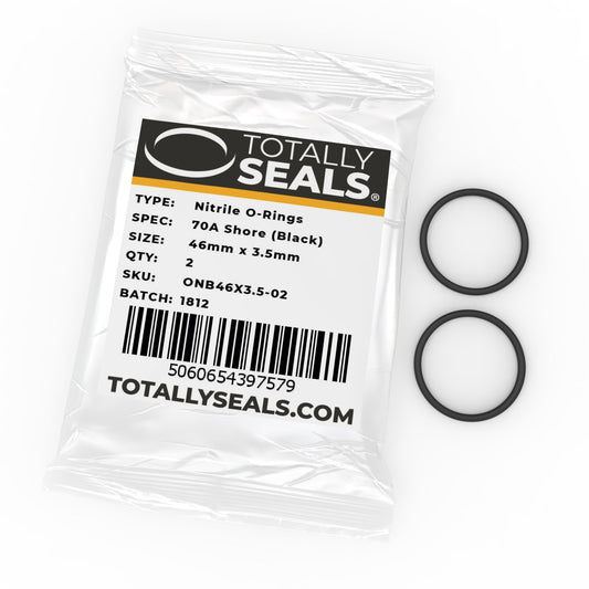 46mm x 3.5mm (53mm OD) Nitrile O-Rings - Totally Seals®