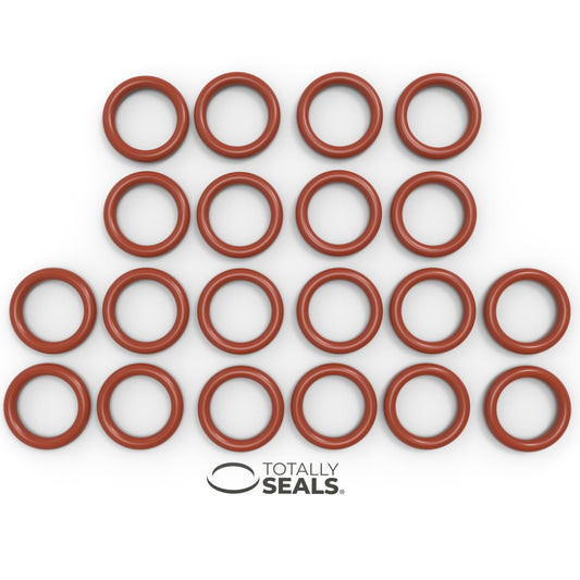 6mm x 2.5mm (11mm OD) Silicone O-Rings - Totally Seals®