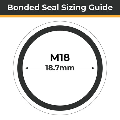 M18 Bonded Seals (Dowty Washers) - Totally Seals®
