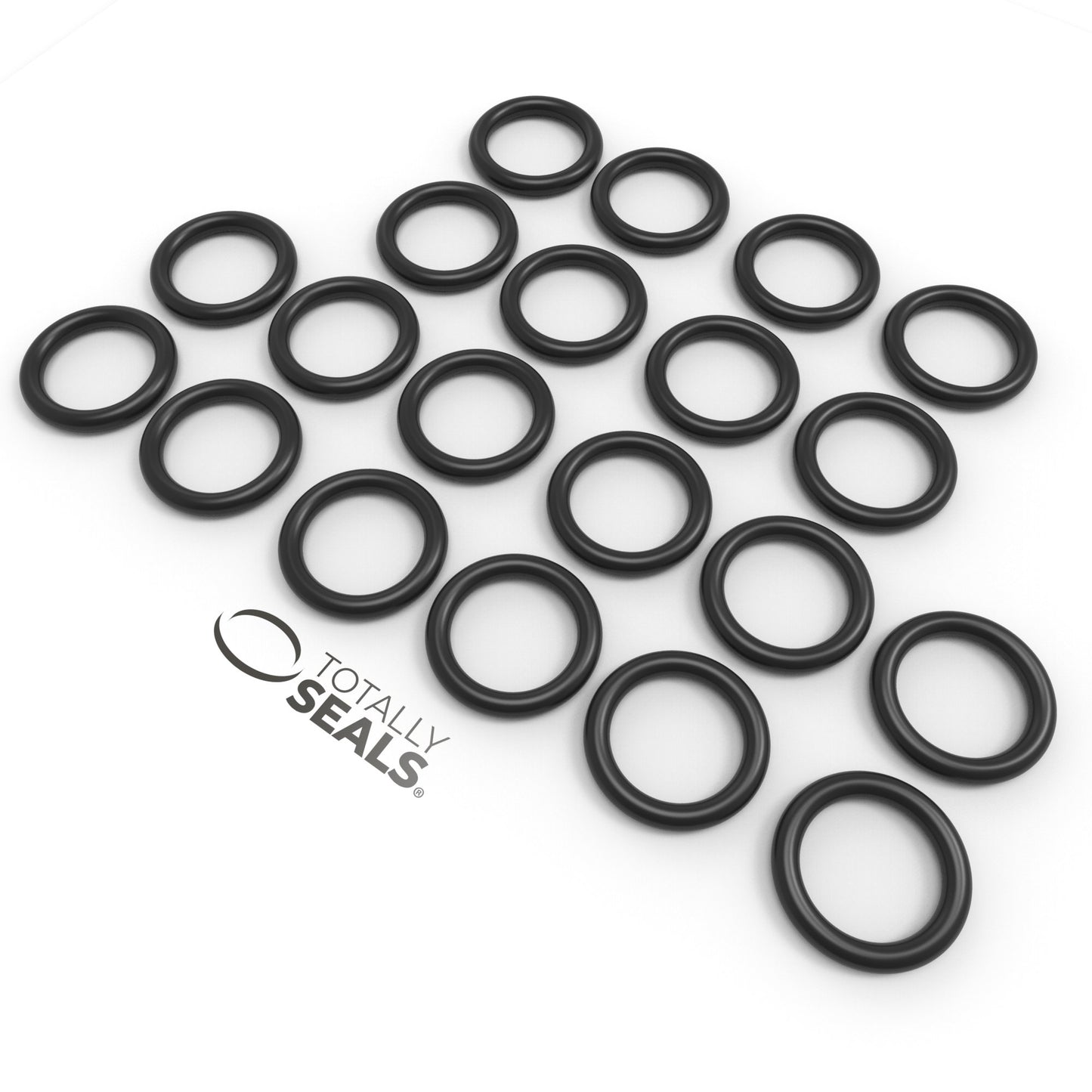 5/16" x 1/16" (BS011) Imperial Nitrile O-Rings - Totally Seals®