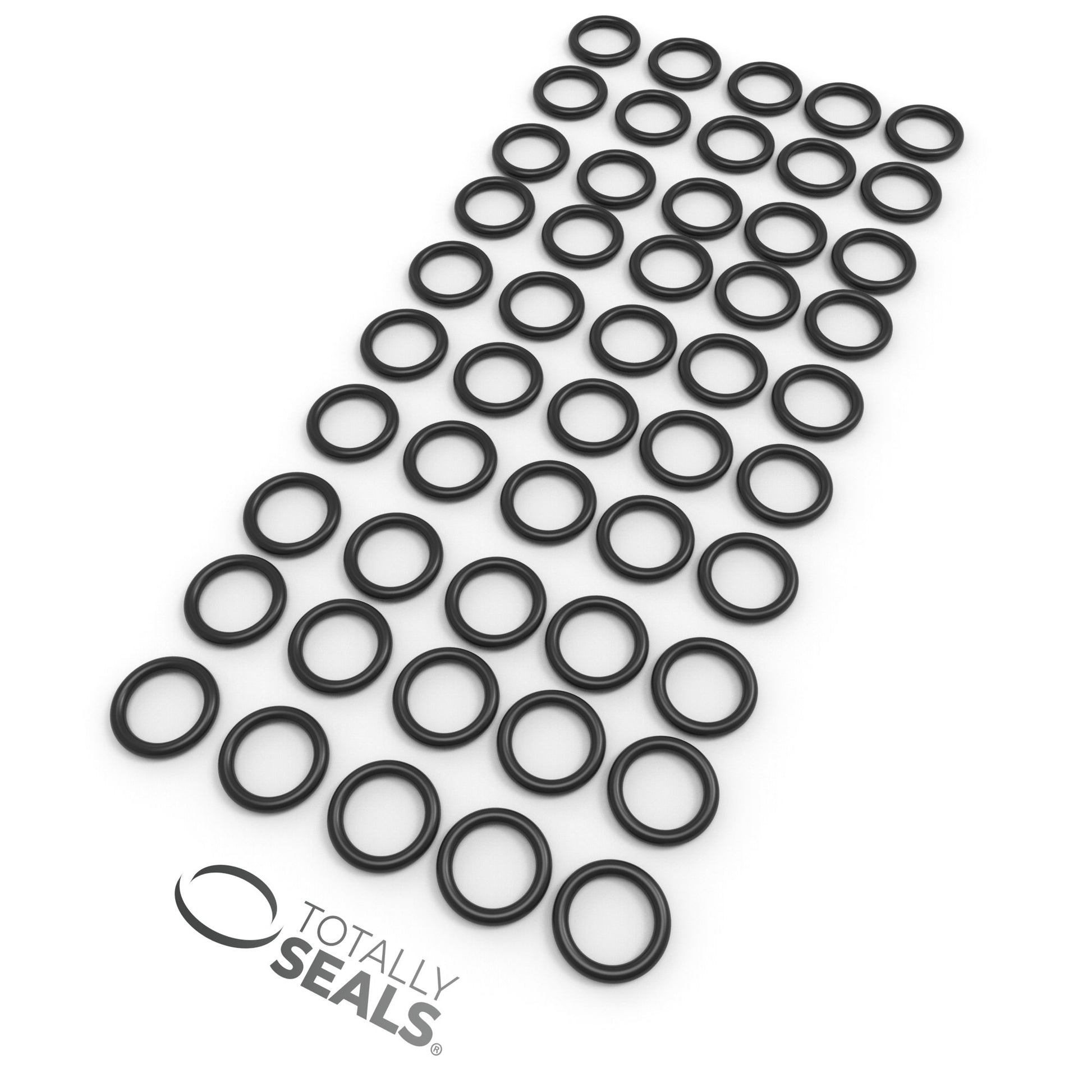 3/8" x 1/16" (BS012) Imperial Nitrile O-Rings - Totally Seals®