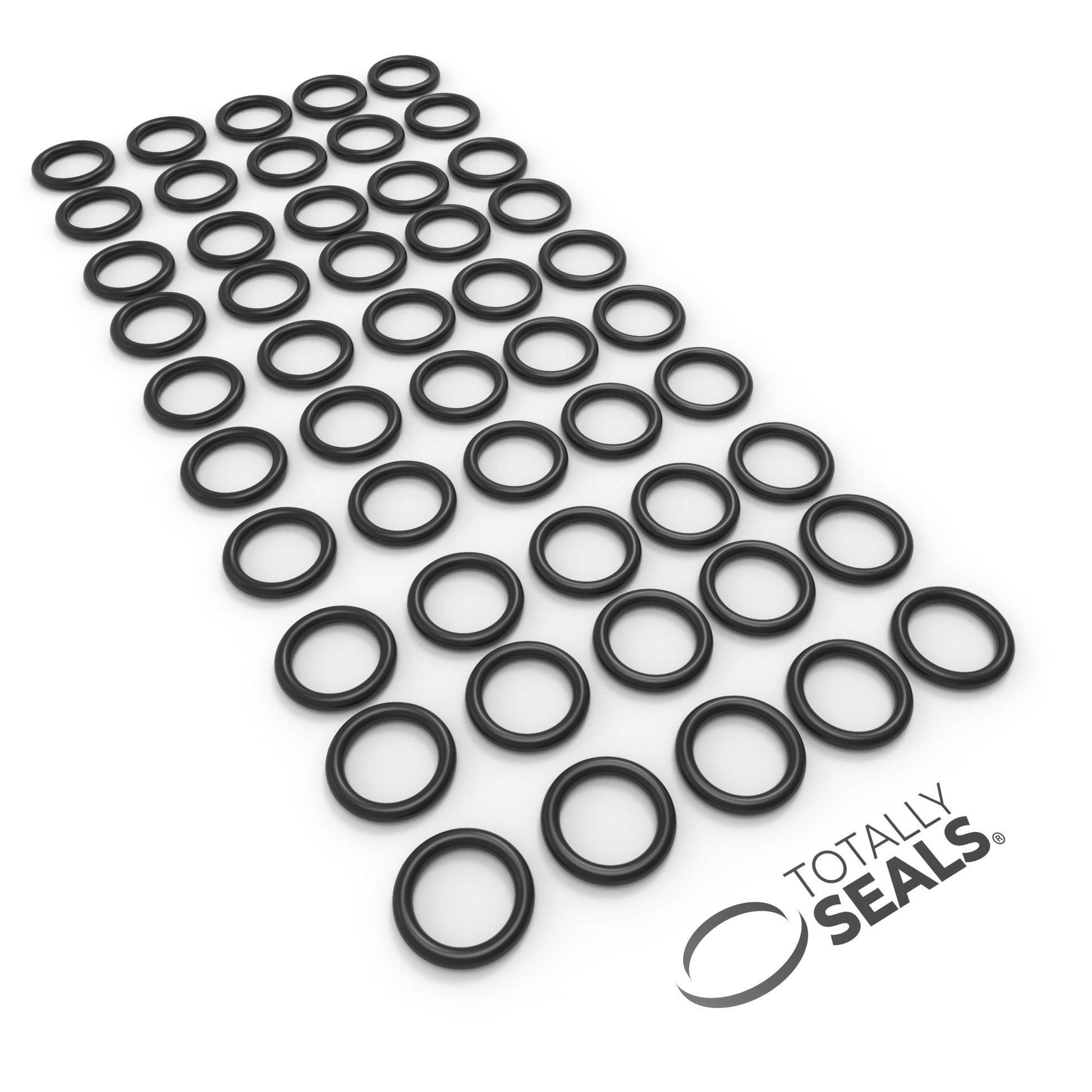 1/4" x 1/16" (BS010) Imperial Nitrile O-Rings - Totally Seals®