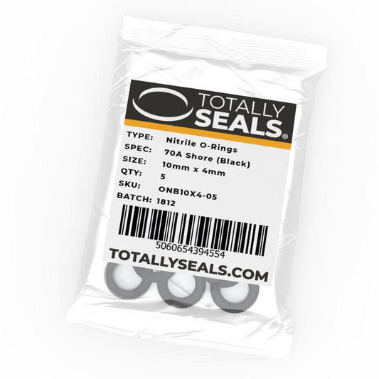 10mm x 4mm (18mm OD) Nitrile O-Rings - Totally Seals®