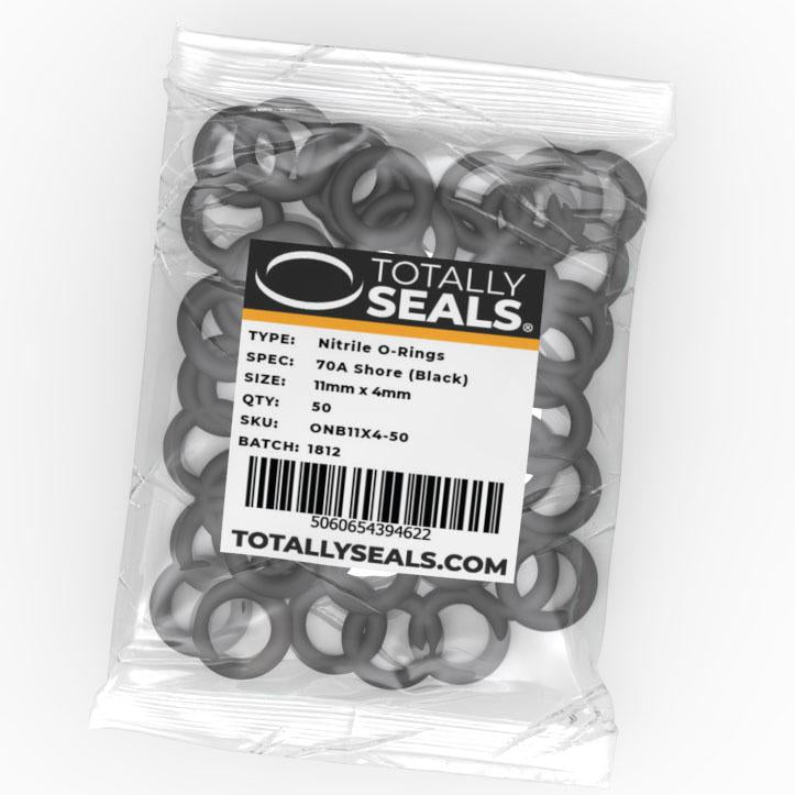 11mm x 4mm (19mm OD) Nitrile O-Rings - Totally Seals®