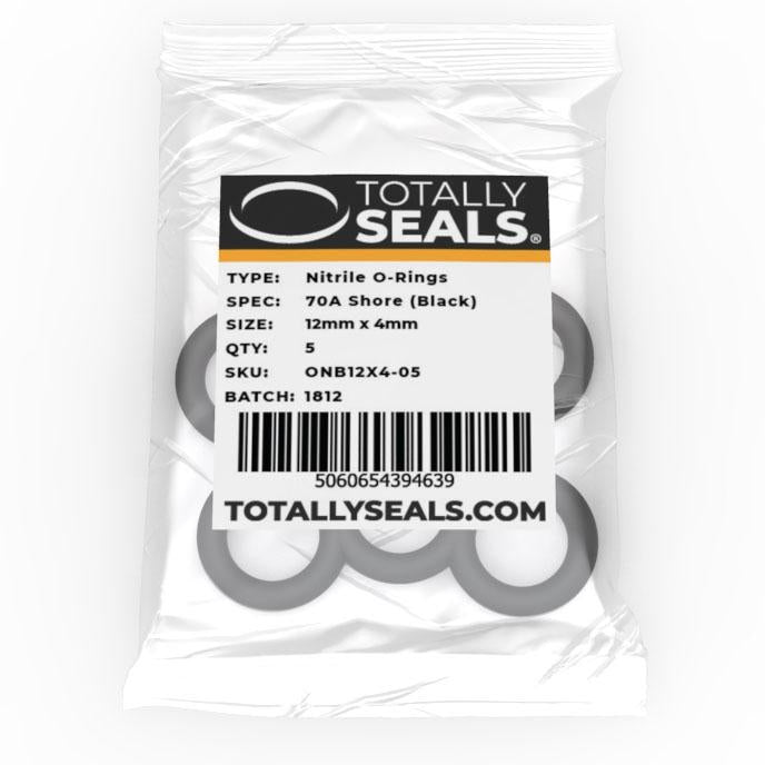 12mm x 4mm (20mm OD) Nitrile O-Rings - Totally Seals®