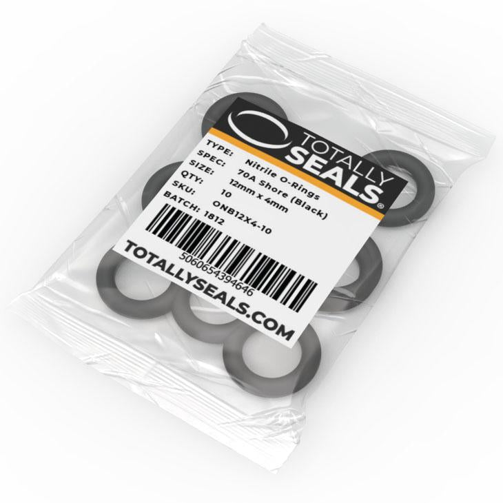 12mm x 4mm (20mm OD) Nitrile O-Rings - Totally Seals®