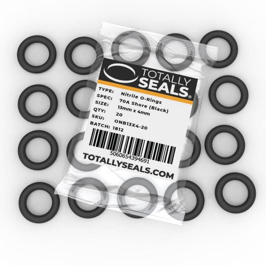 13mm x 4mm (21mm OD) Nitrile O-Rings - Totally Seals®