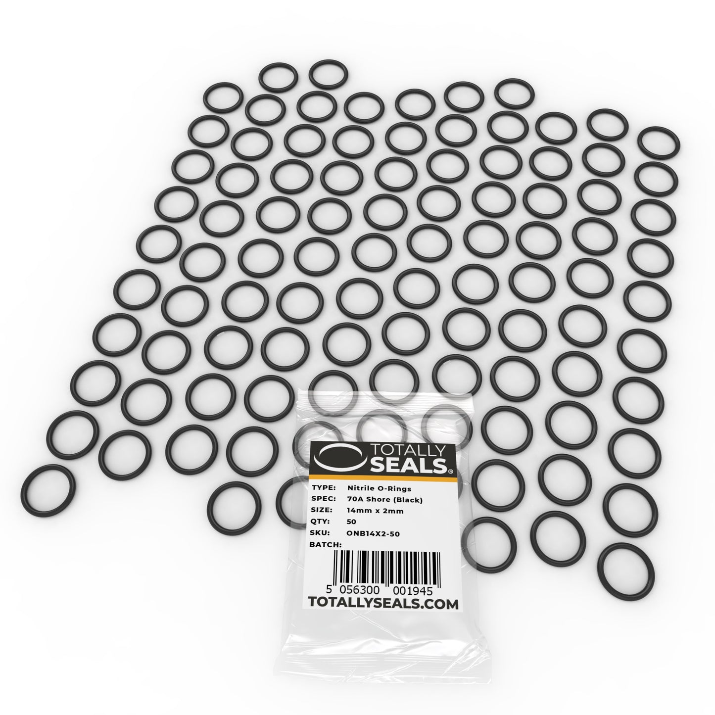 14mm x 2mm (18mm OD) Nitrile O-Rings - Totally Seals®