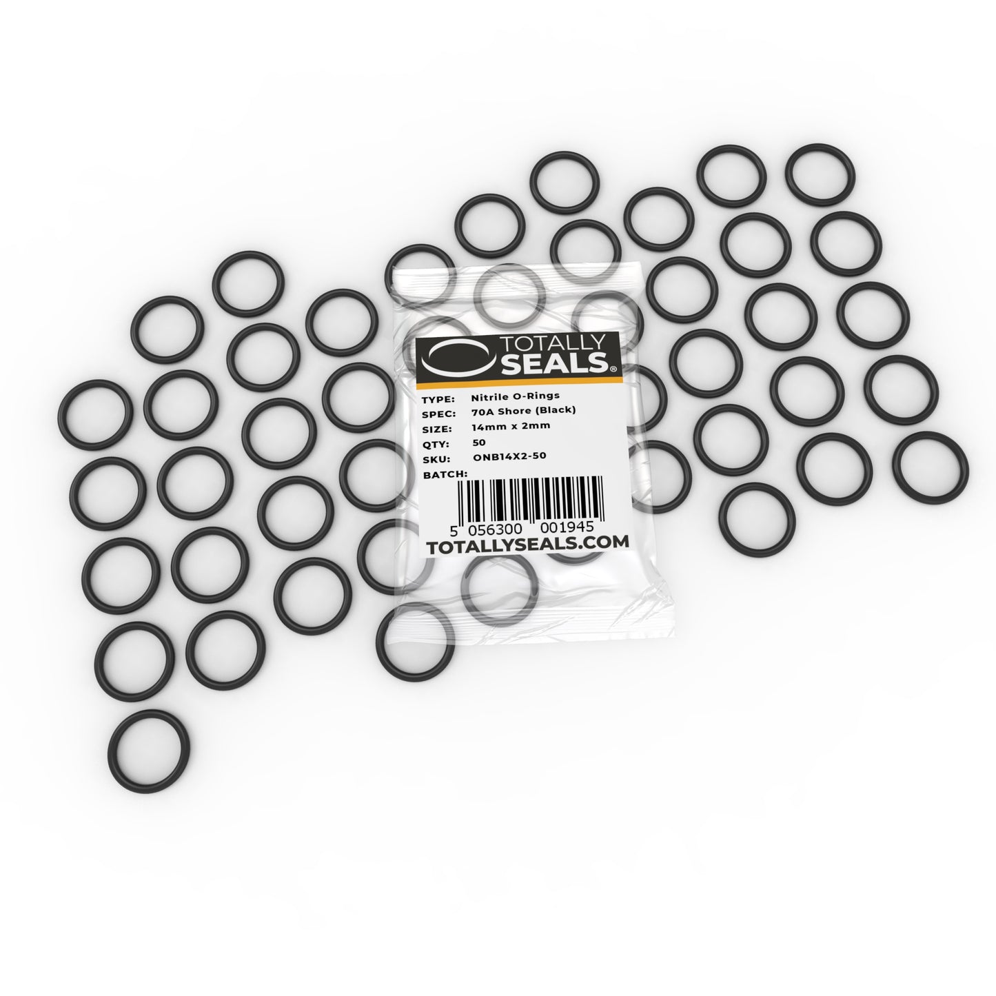 14mm x 2mm (18mm OD) Nitrile O-Rings - Totally Seals®