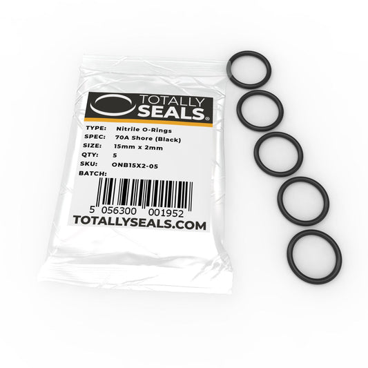 15mm x 2mm (19mm OD) Nitrile O-Rings - Totally Seals®