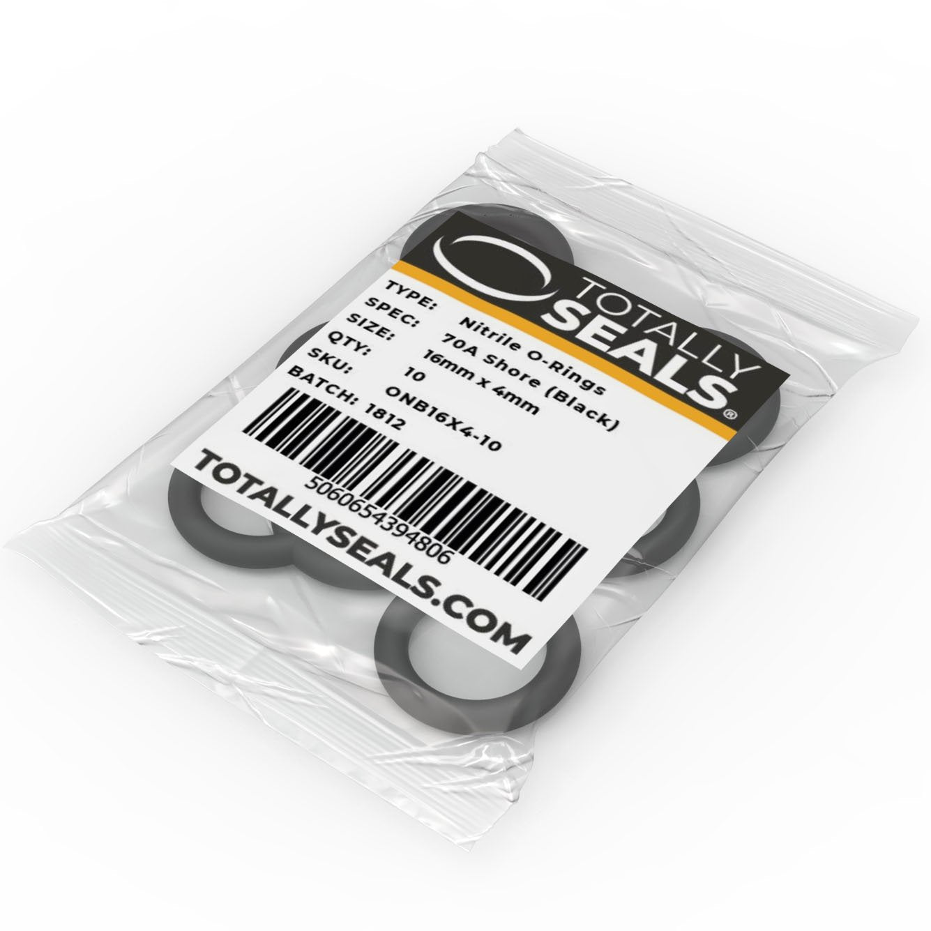 16mm x 4mm (24mm OD) Nitrile O-Rings - Totally Seals®