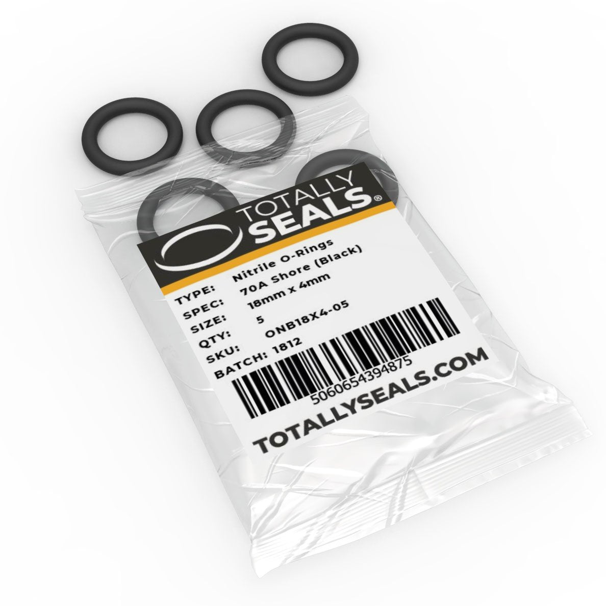 18mm x 4mm (26mm OD) Nitrile O-Rings - Totally Seals®