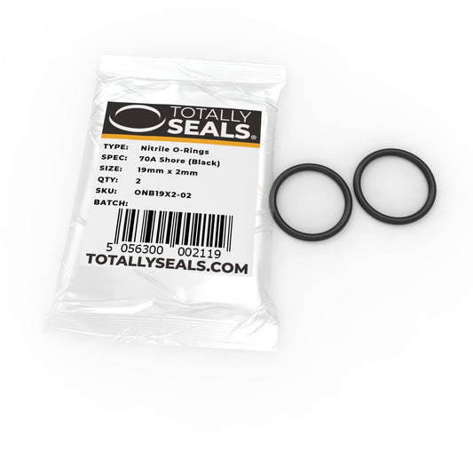 19mm x 2mm (23mm OD) Nitrile O-Rings - Totally Seals®