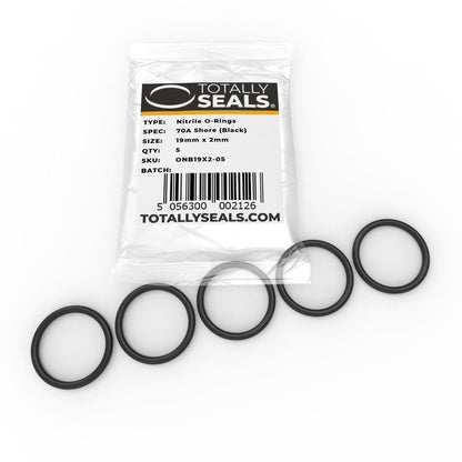 19mm x 2mm (23mm OD) Nitrile O-Rings - Totally Seals®