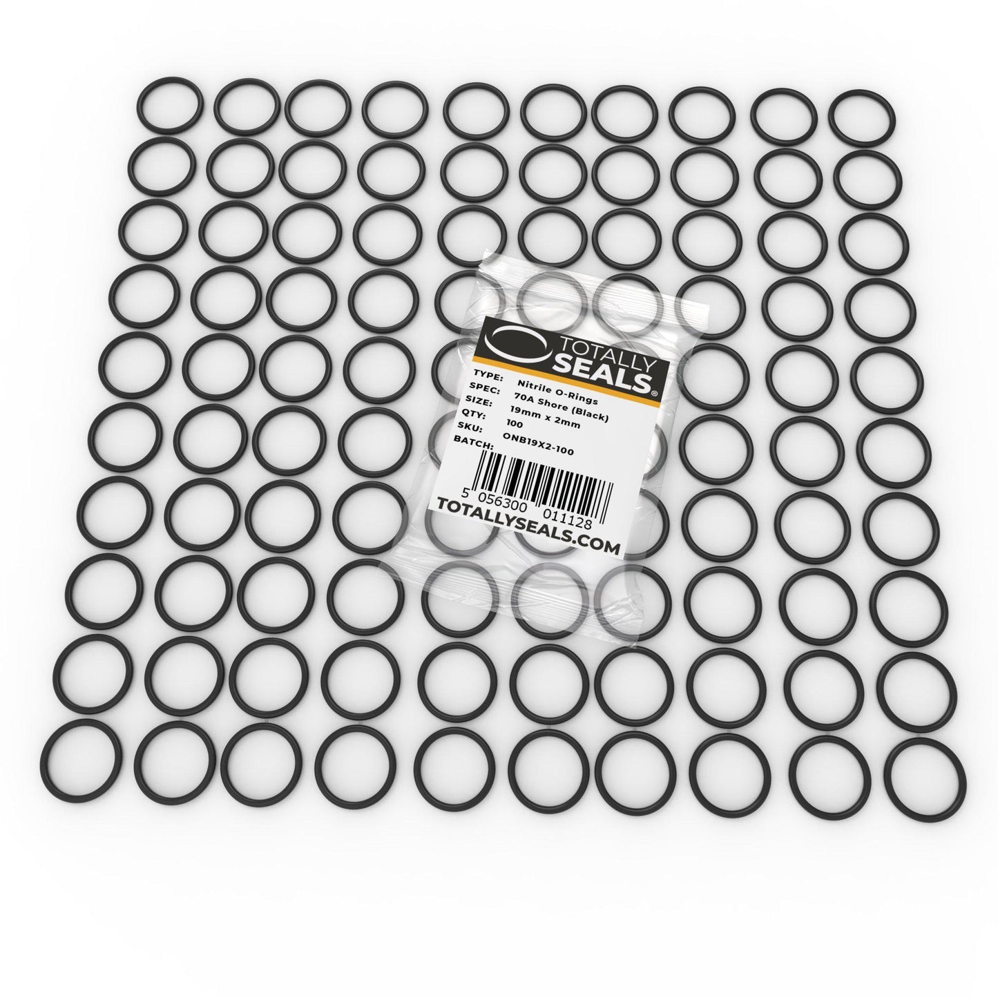 19mm x 2mm (23mm OD) Nitrile O-Rings - Totally Seals®