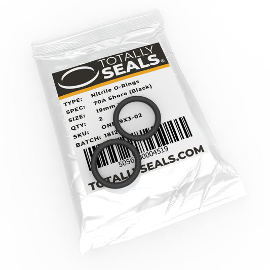 19mm x 3mm (25mm OD) Nitrile O-Rings - Totally Seals®