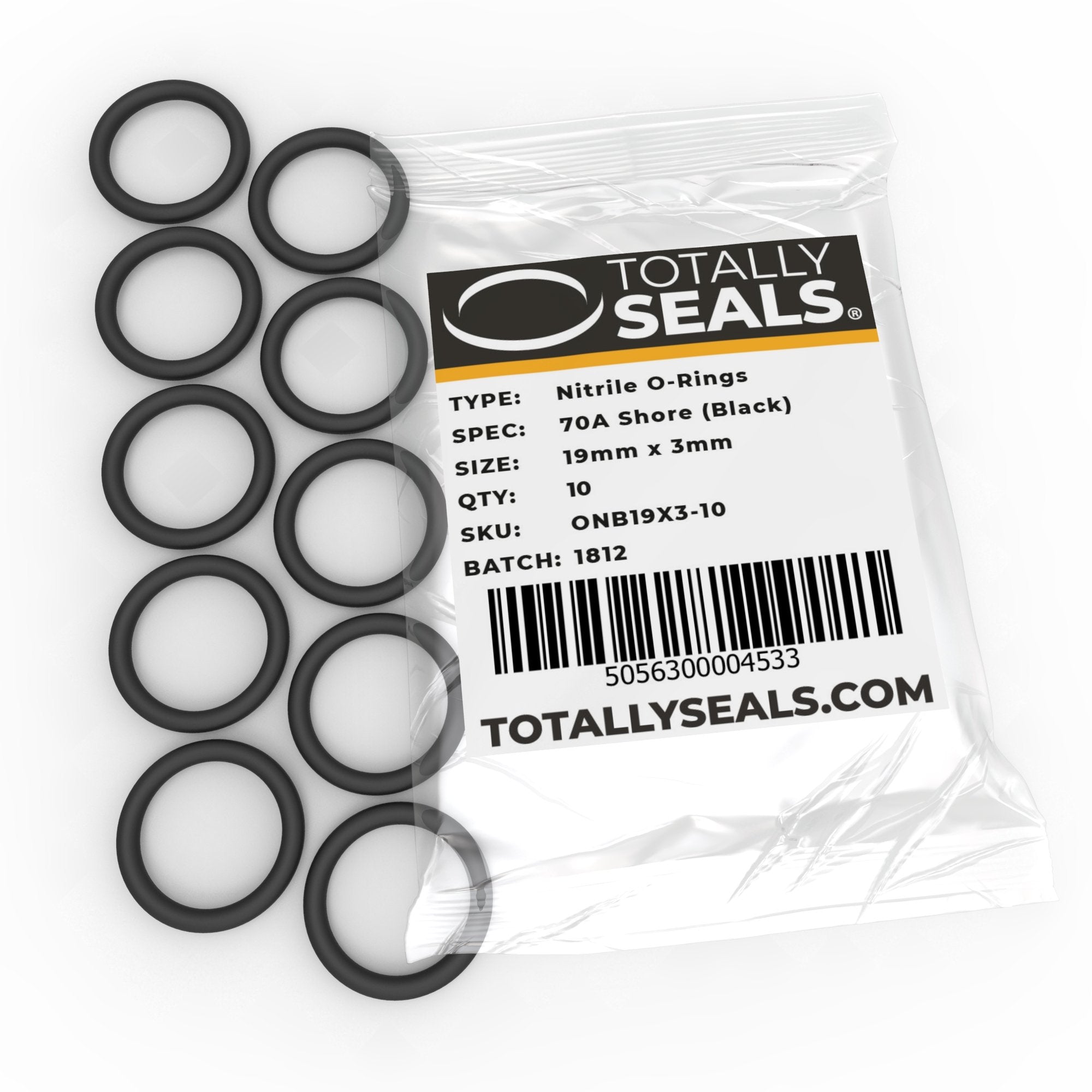 Seals Engine O Rings 19mm x 3mm (25mm OD) Nitrile O-Rings – Totally Seals