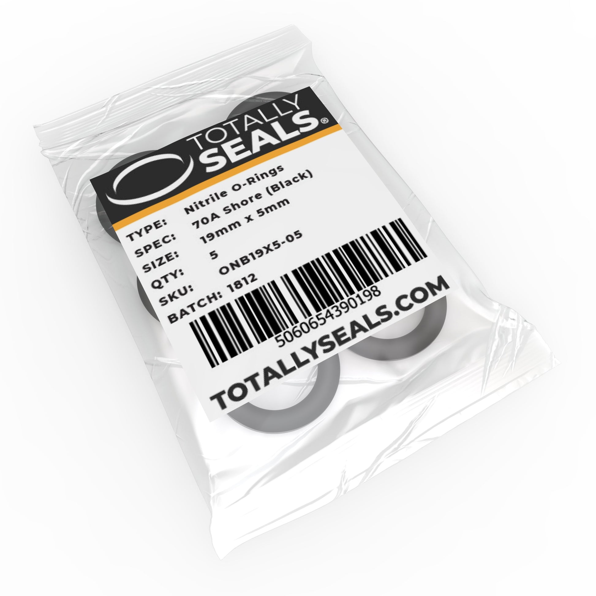 19mm x 5mm (29mm OD) Nitrile O-Rings - Totally Seals®