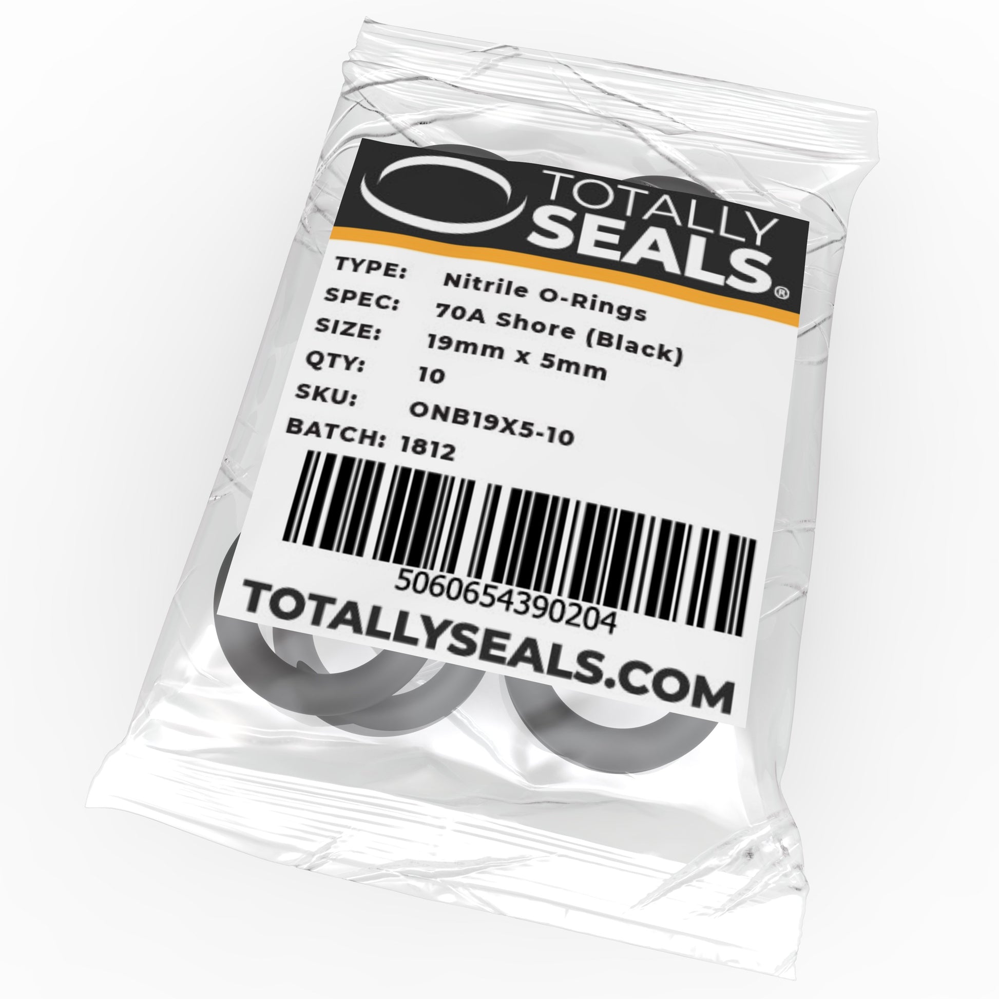 19mm x 5mm (29mm OD) Nitrile O-Rings - Totally Seals®