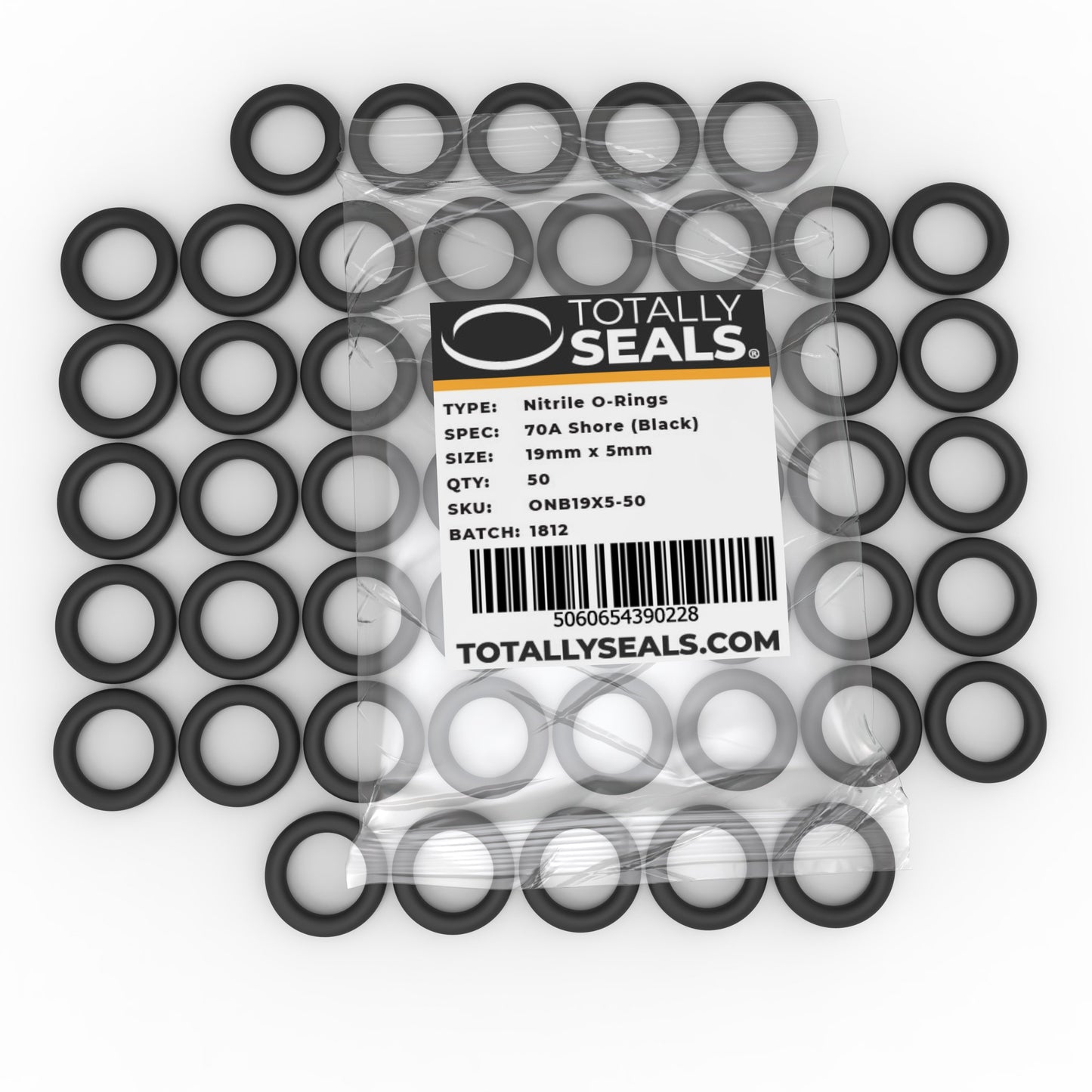 19mm x 5mm (29mm OD) Nitrile O-Rings - Totally Seals®