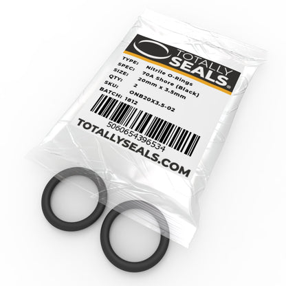 20mm x 3.5mm (27mm OD) Nitrile O-Rings - Totally Seals®