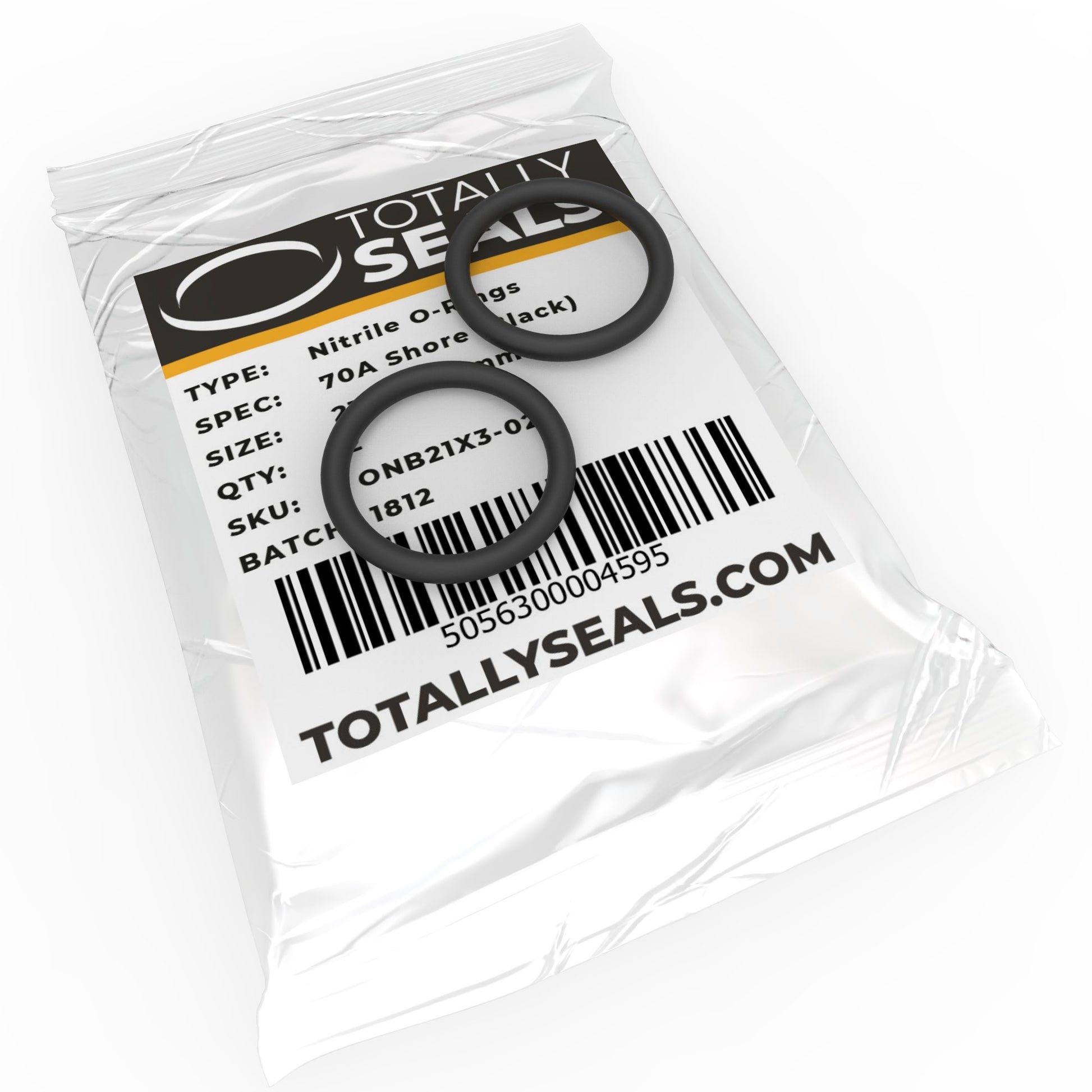 21mm x 3mm (27mm OD) Nitrile O-Rings - Totally Seals®
