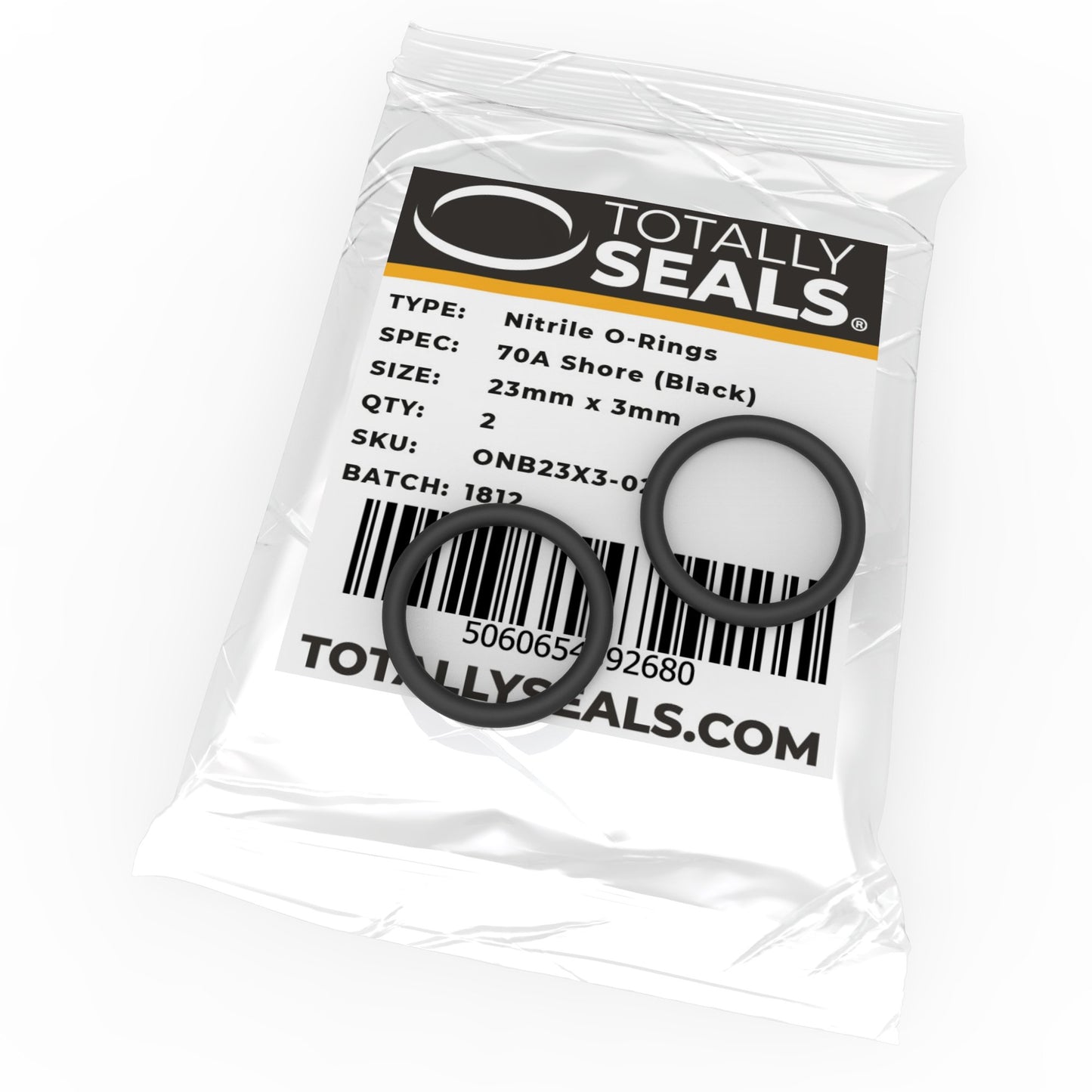 23mm x 3mm (29mm OD) Nitrile O-Rings - Totally Seals®