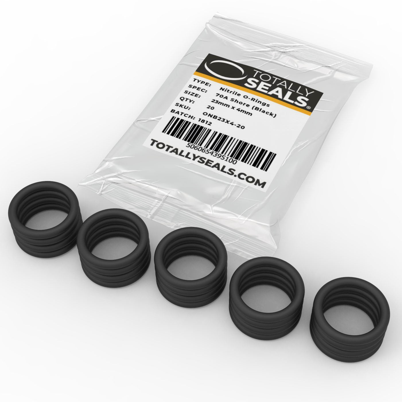 23mm x 4mm (31mm OD) Nitrile O-Rings - Totally Seals®