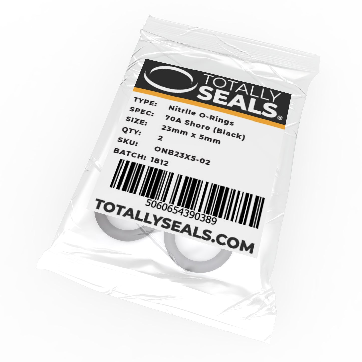 23mm x 5mm (33mm OD) Nitrile O-Rings - Totally Seals®