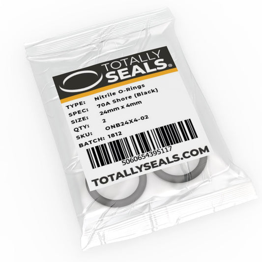 24mm x 4mm (32mm OD) Nitrile O-Rings - Totally Seals®