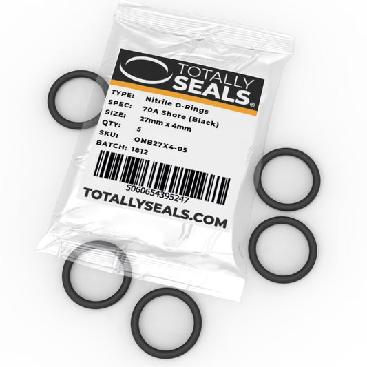 27mm x 4mm (35mm OD) Nitrile O-Rings - Totally Seals®