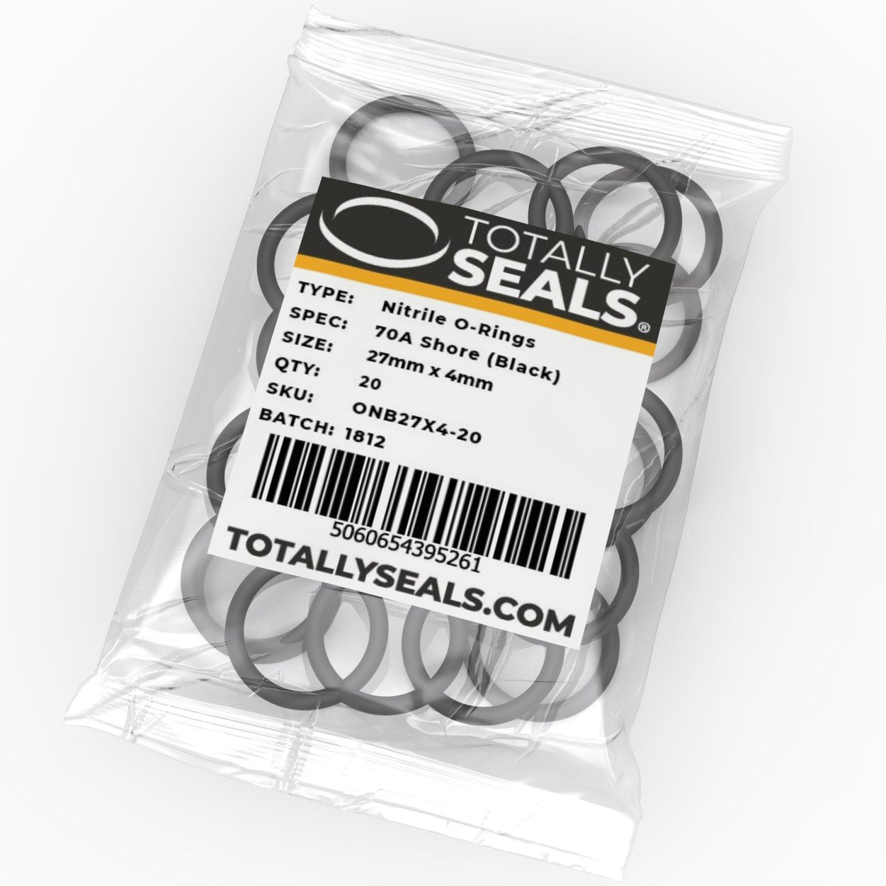 27mm x 4mm (35mm OD) Nitrile O-Rings - Totally Seals®