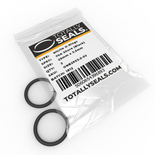 29mm x 3.5mm (36mm OD) Nitrile O-Rings - Totally Seals®