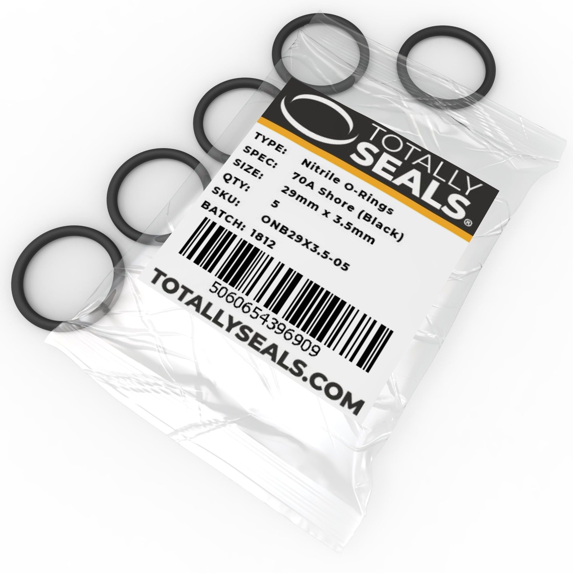 29mm x 3.5mm (36mm OD) Nitrile O-Rings - Totally Seals®
