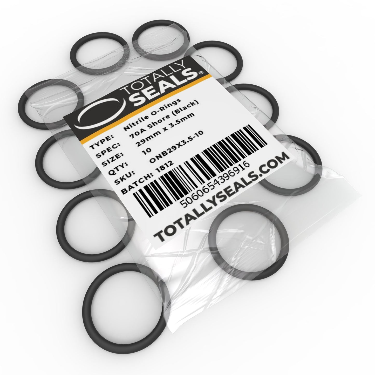 29mm x 3.5mm (36mm OD) Nitrile O-Rings - Totally Seals®