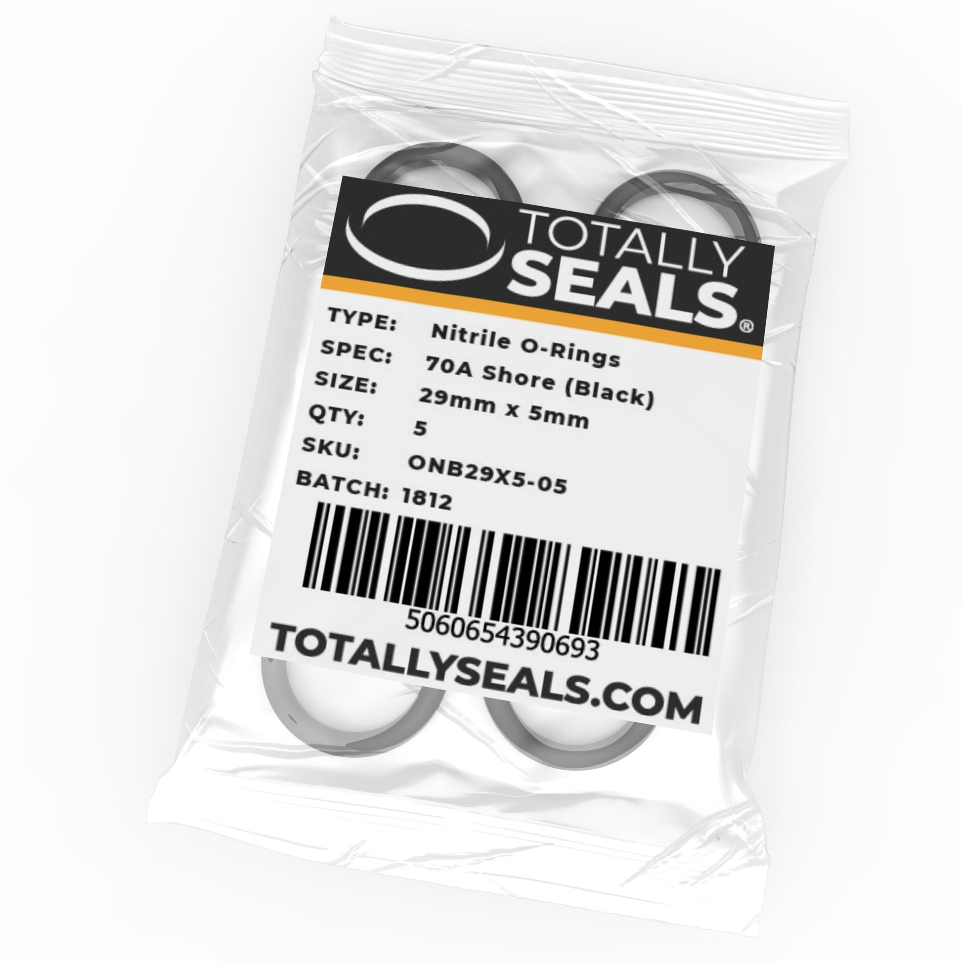 29mm x 5mm (39mm OD) Nitrile O-Rings - Totally Seals®