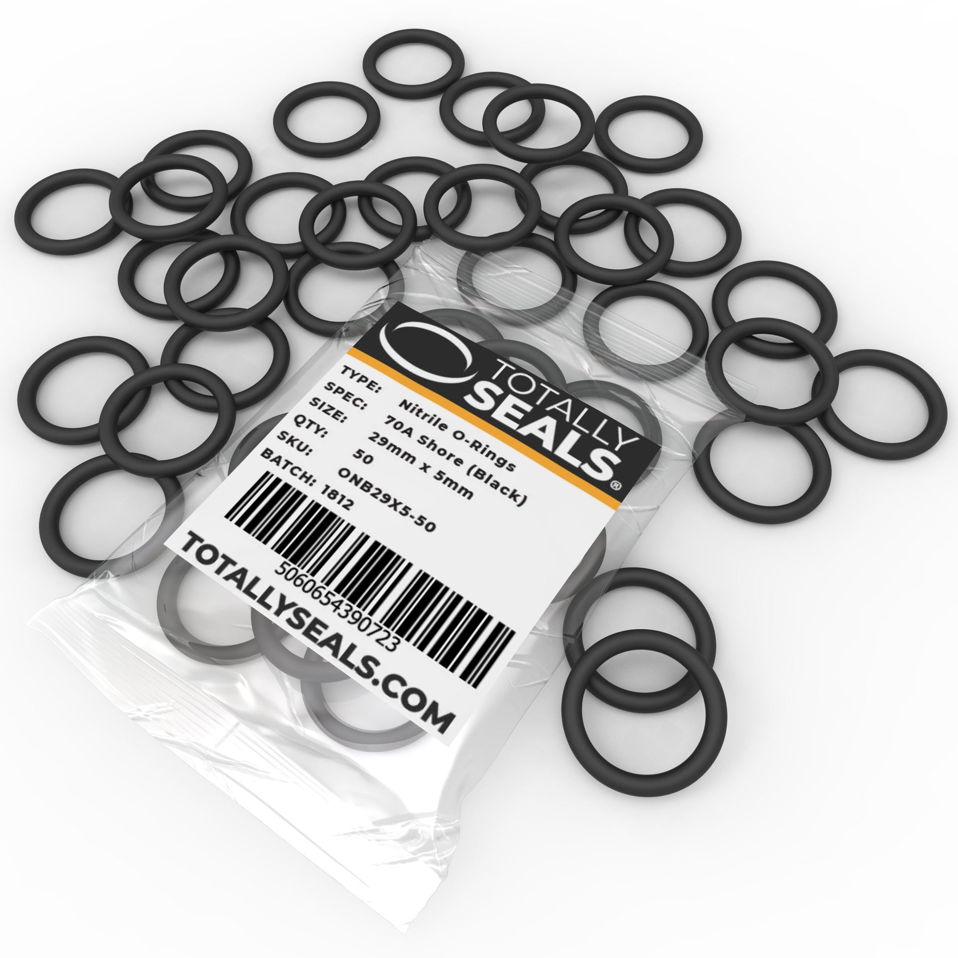 29mm x 5mm (39mm OD) Nitrile O-Rings - Totally Seals®