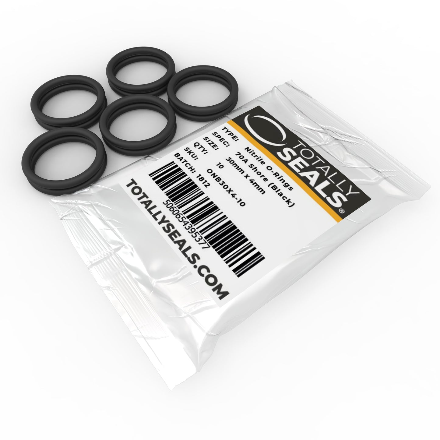 30mm x 4mm (38mm OD) Nitrile O-Rings - Totally Seals®
