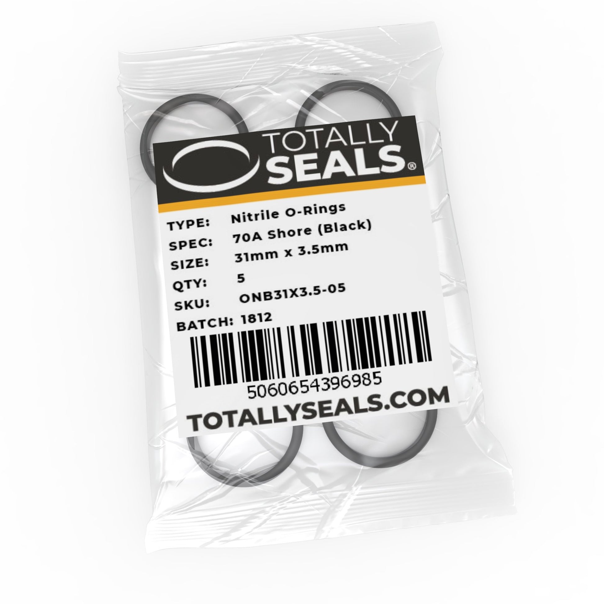30mm x 3.5mm (37mm OD) Nitrile O-Rings - Totally Seals®