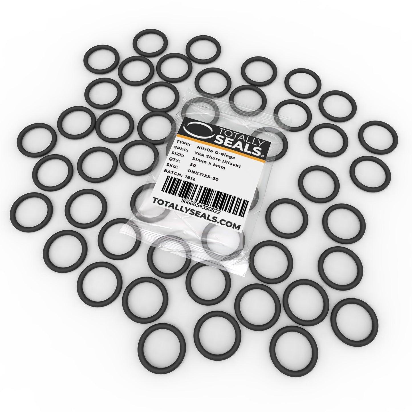 31mm x 5mm (41mm OD) Nitrile O-Rings - Totally Seals®