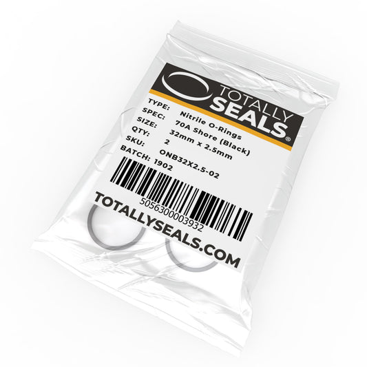 32mm x 2.5mm (37mm OD) Nitrile O-Rings - Totally Seals®